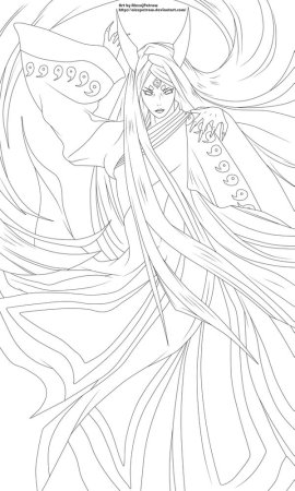 Кагуя Ооцуцуки эскиз