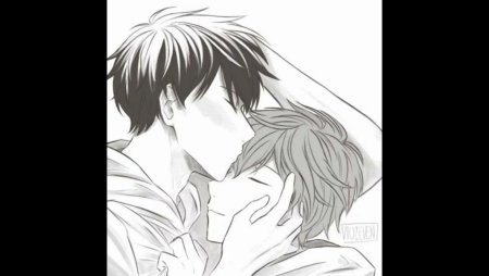 Мафую Сато и Рицука Уэнояма поцелуй