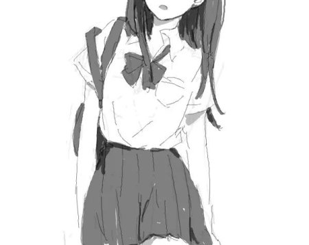 Аниме девушки в школьной форме