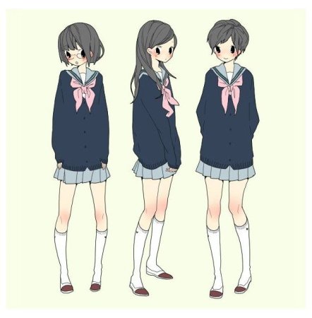 Японская Школьная форма референс