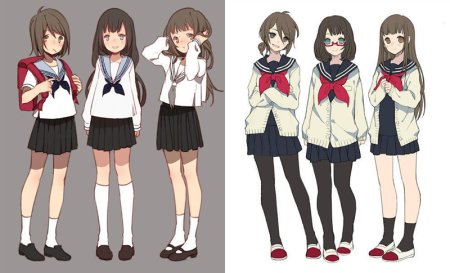 Школьная форма Япония anime