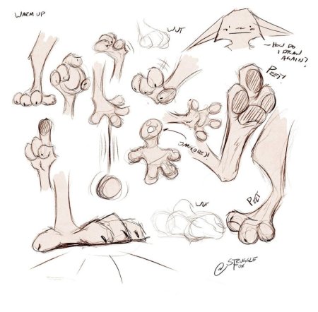 Мультяшные лапы