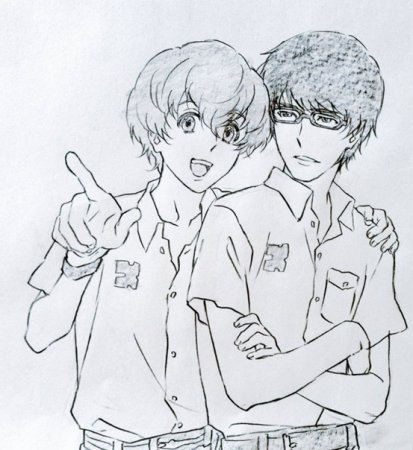 Рисунки аниме Эхо террора