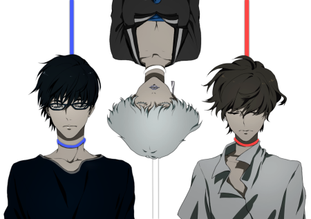 Раскраска аниме Эхо террора