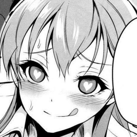 Ахегао черно белое