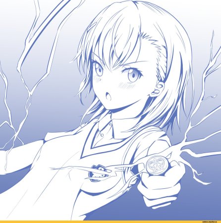 Мисака Микото монохром