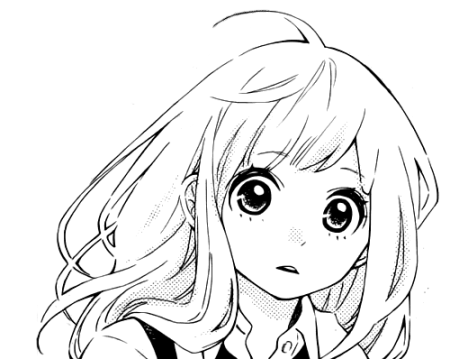 Распечатки чб аниме