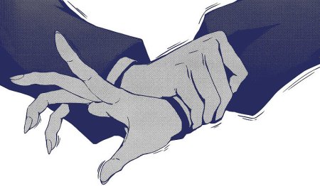Схватил за руку