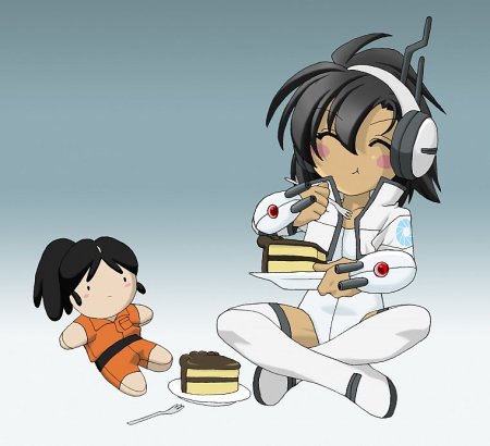 Портал турель аниме