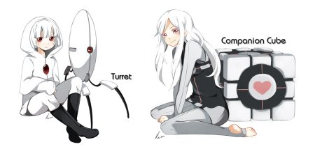 Портал 2 куб турель