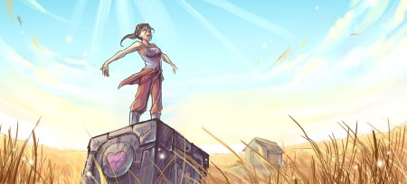 Фан арт поле