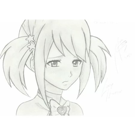 Аниме рисунки для срисовки карандашом легкие