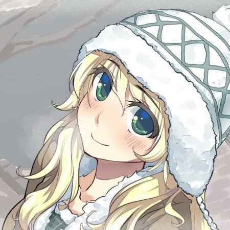 Аниме девушки в шапочке