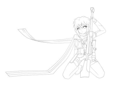 Аниме с мечом карандашом