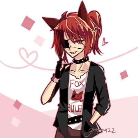 ФНАФ аниме арты Фокси