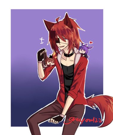 ФНАФ аниме арты Фокси