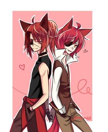 Фокси ФНАФ хуманизация аниме