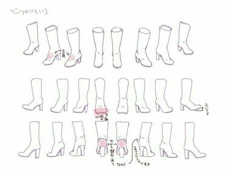 Сапог сбоку референс