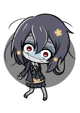 Чиби рисование зомби