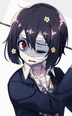 Милые аниме девочки зомби