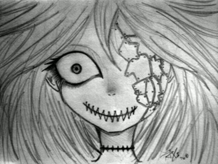 Аниме сумасшедшие карандашом