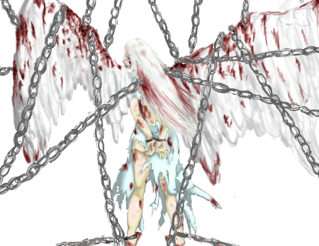 Аниме ангел в цепях