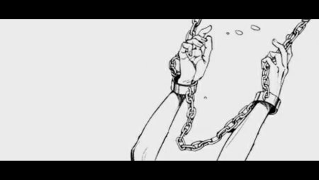 Связанные руки арт