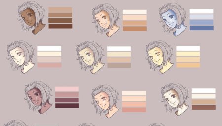 Палитра кожи для САИ