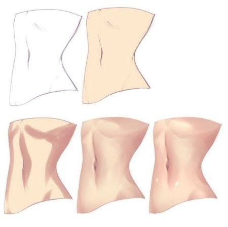 Покрас кожи туториал