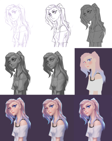 Покрас тени САИ