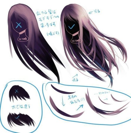 Аниме волосы туториал покрас САИ