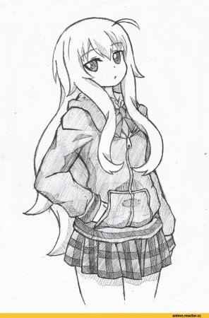 Аниме Габриэль бросает школу для срисовки