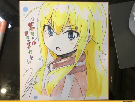 Аниме Габриэль бросает школу для срисовки