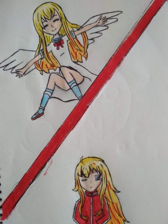 Аниме Габриэль бросает школу для срисовки