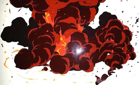 Взрыв для рисования