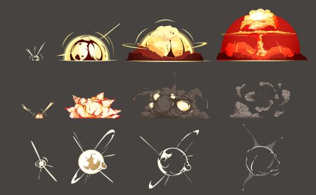 Референсы взрывов