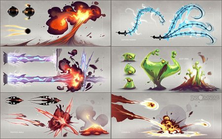 Туториалы по рисованию огня