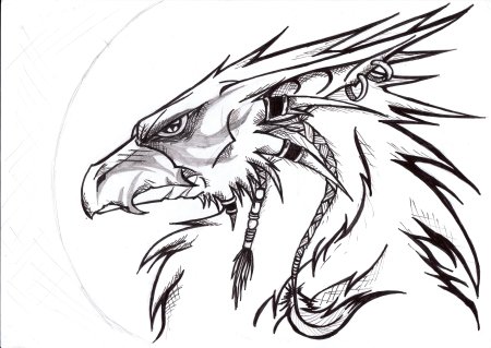 Мифические существа тату эскизы