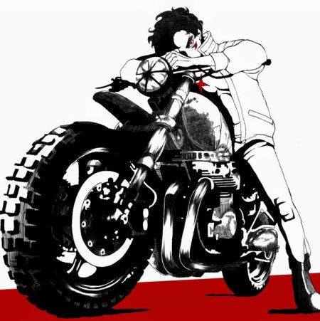 Мотоцикл из манги