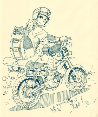 Рисовать мотоцикл