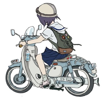 Скутер аниме