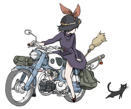 Аниме байкер