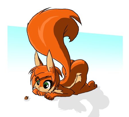 Фурри белка девушка