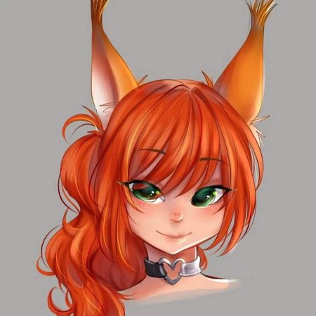 Аниме девочка белка