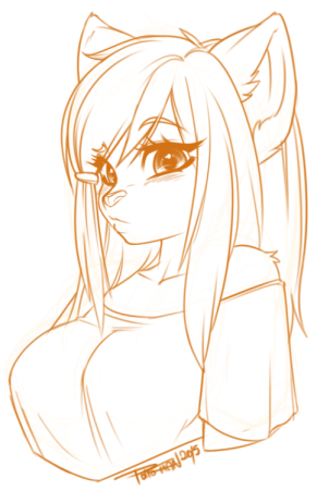 Фурри для срисовки