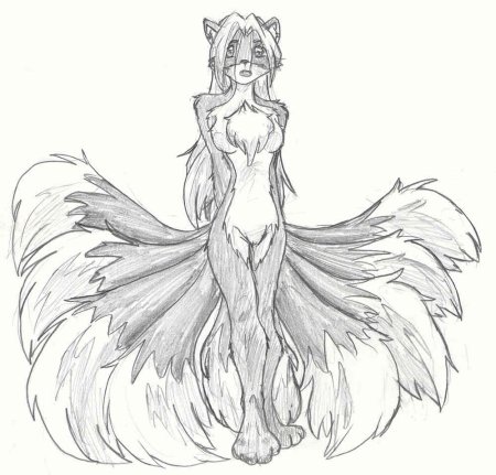 Рисование аниме фури