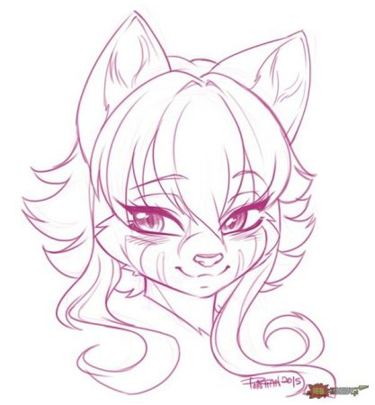 Фурри рисунки карандашом