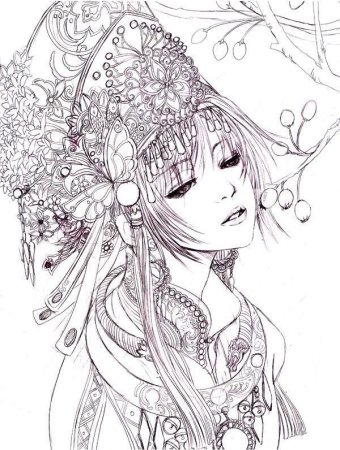 Раскраска для девочек