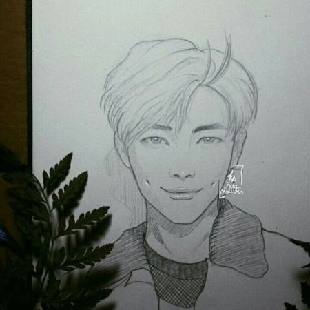 Рисунки BTS Ким Намджун