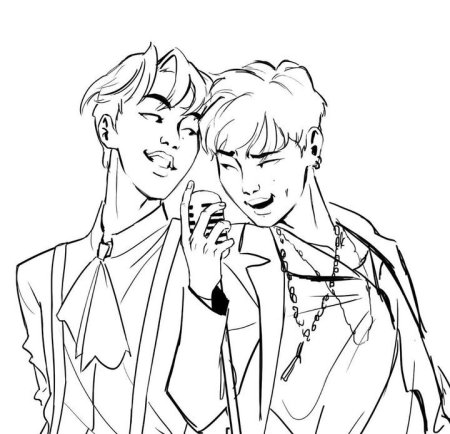 BTS Намджины рисунок